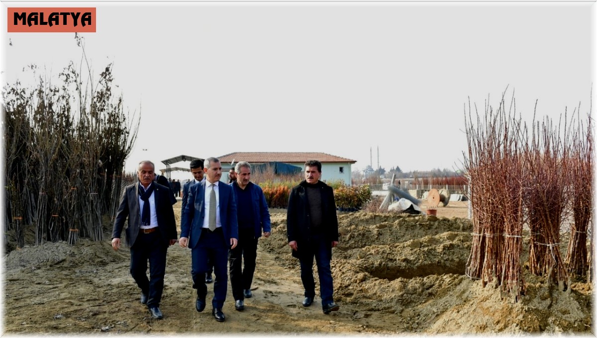 Başkan Çınar, fidancıları ziyaret etti