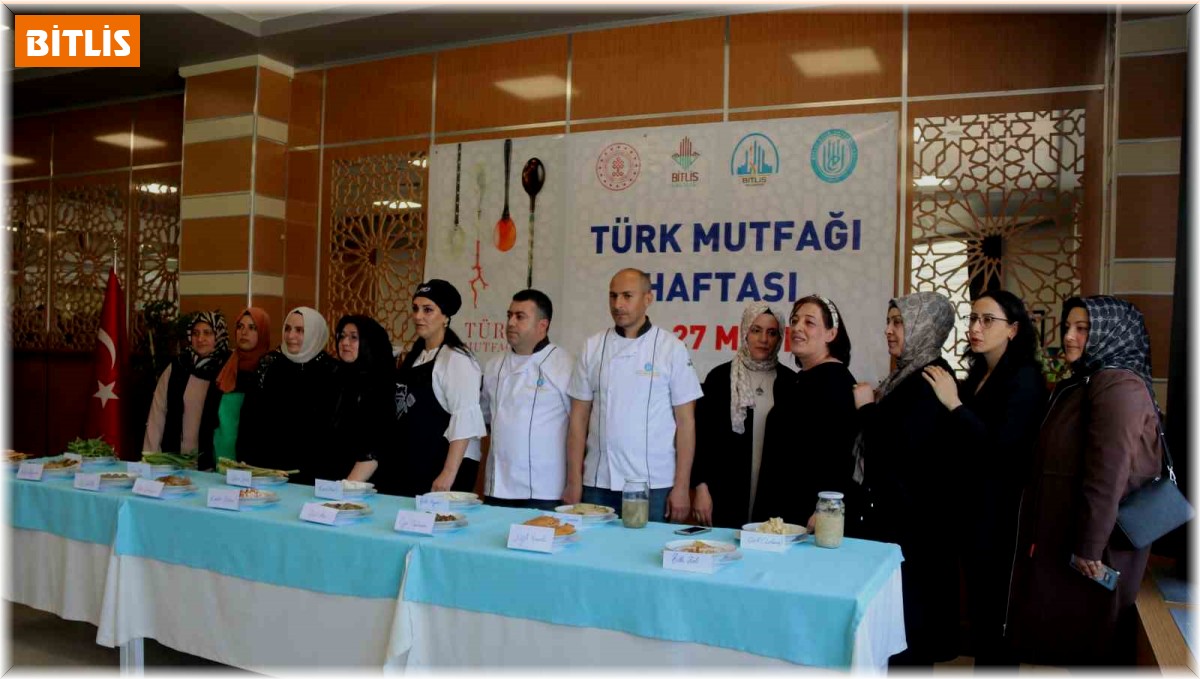 Bitlis'te 'Türk Mutfağı Haftası' etkinlikleri