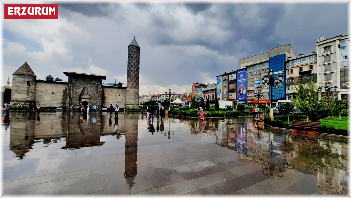 Erzurum için kuvvetli yağış uyarısı