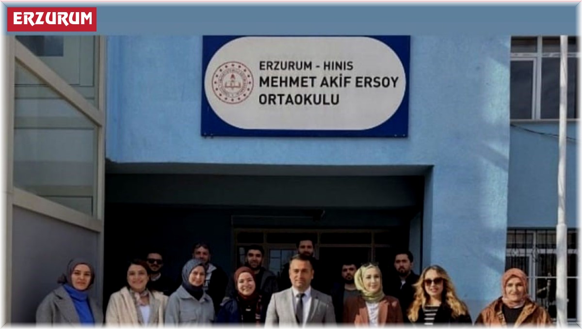 Hınıs Mehmet Akif Ersoy Ortaokulu açık hava eğitimi projesi ile Avrupa'da