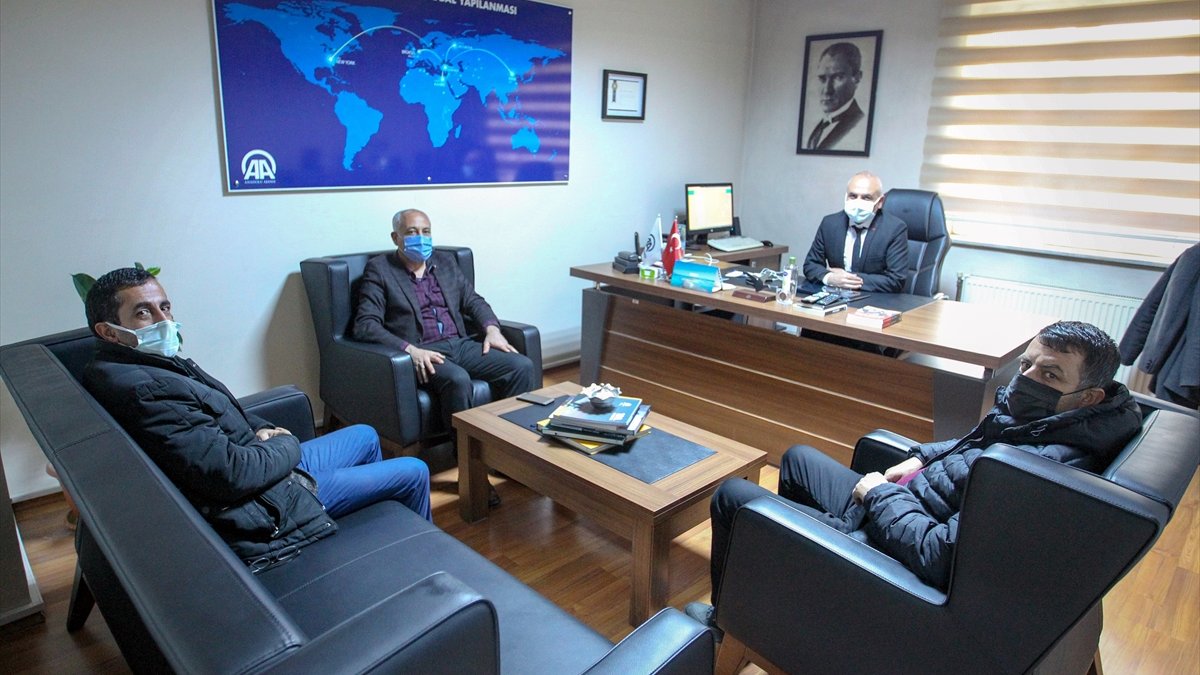 MHP Van İl Başkanı Güngöralp'tan, AA Van Bölge Müdürlüğünü ziyaret