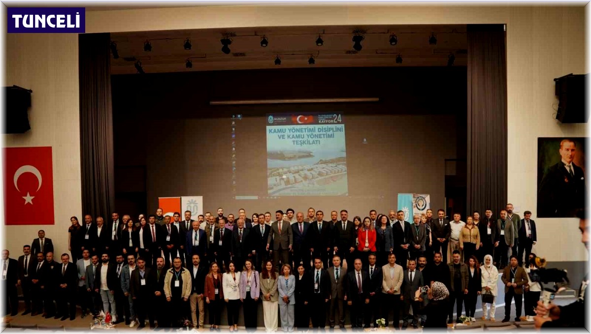 Munzur Üniversitesi'nde 24. Uluslararası Kamu Yönetimi Forumu (Kayfor24) Başladı