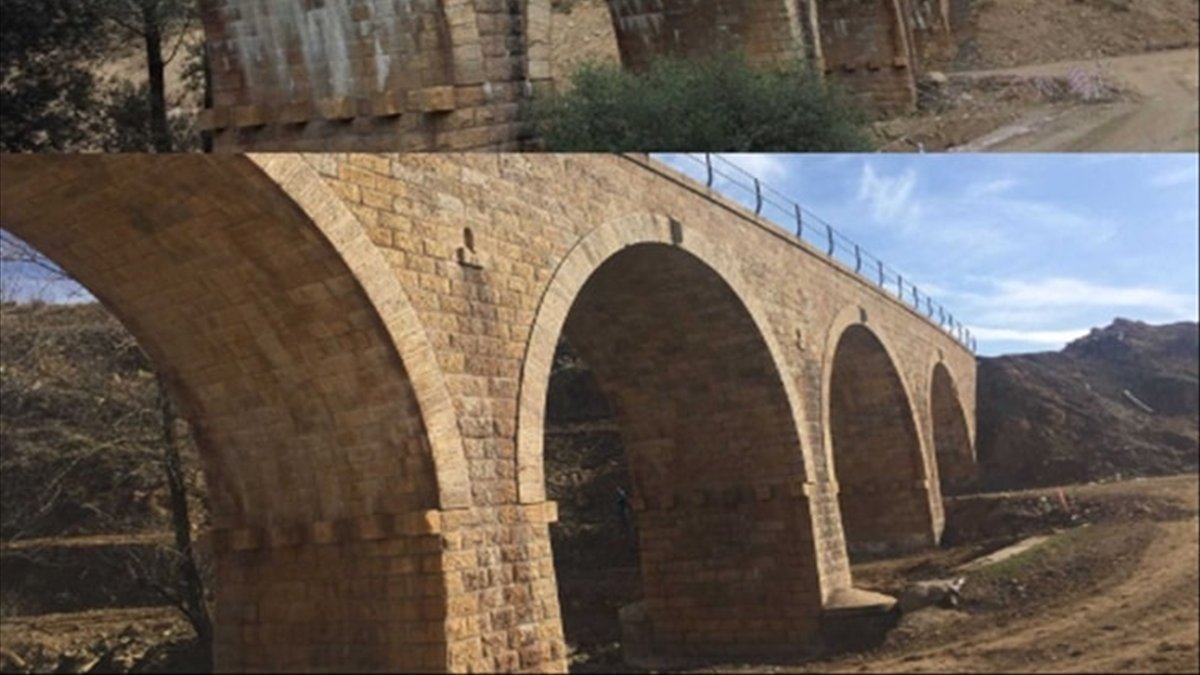 Samsun-Sivas demir yolu hattındaki 48 tarihi köprü güçlendirildi