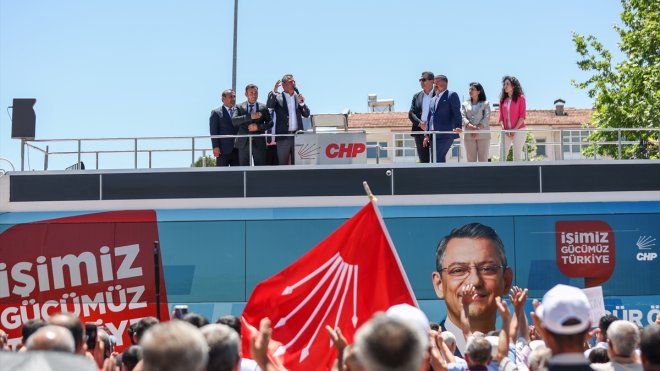 CHP Genel Başkanı Özel, Malatya'nın Doğanşehir ilçesinde konuştu: