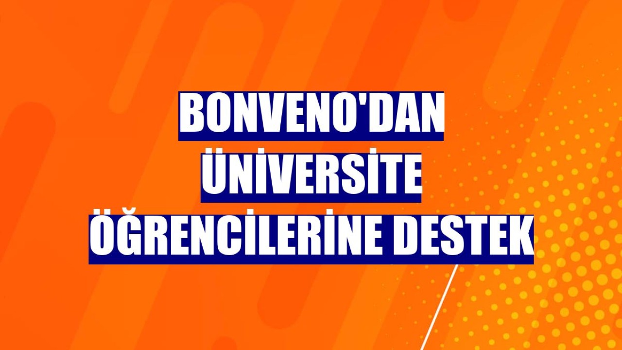 bonVeno'dan üniversite öğrencilerine destek