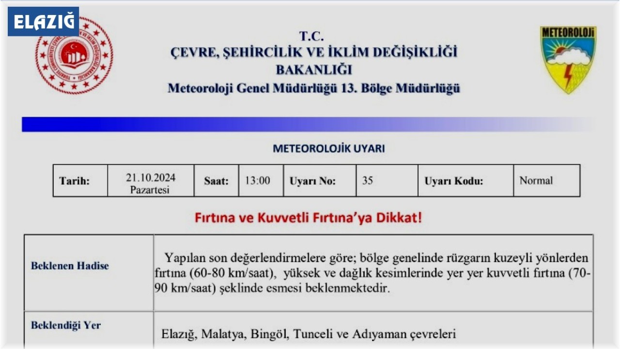 Meteorolojiden 5 il için 'fırtına' uyarısı