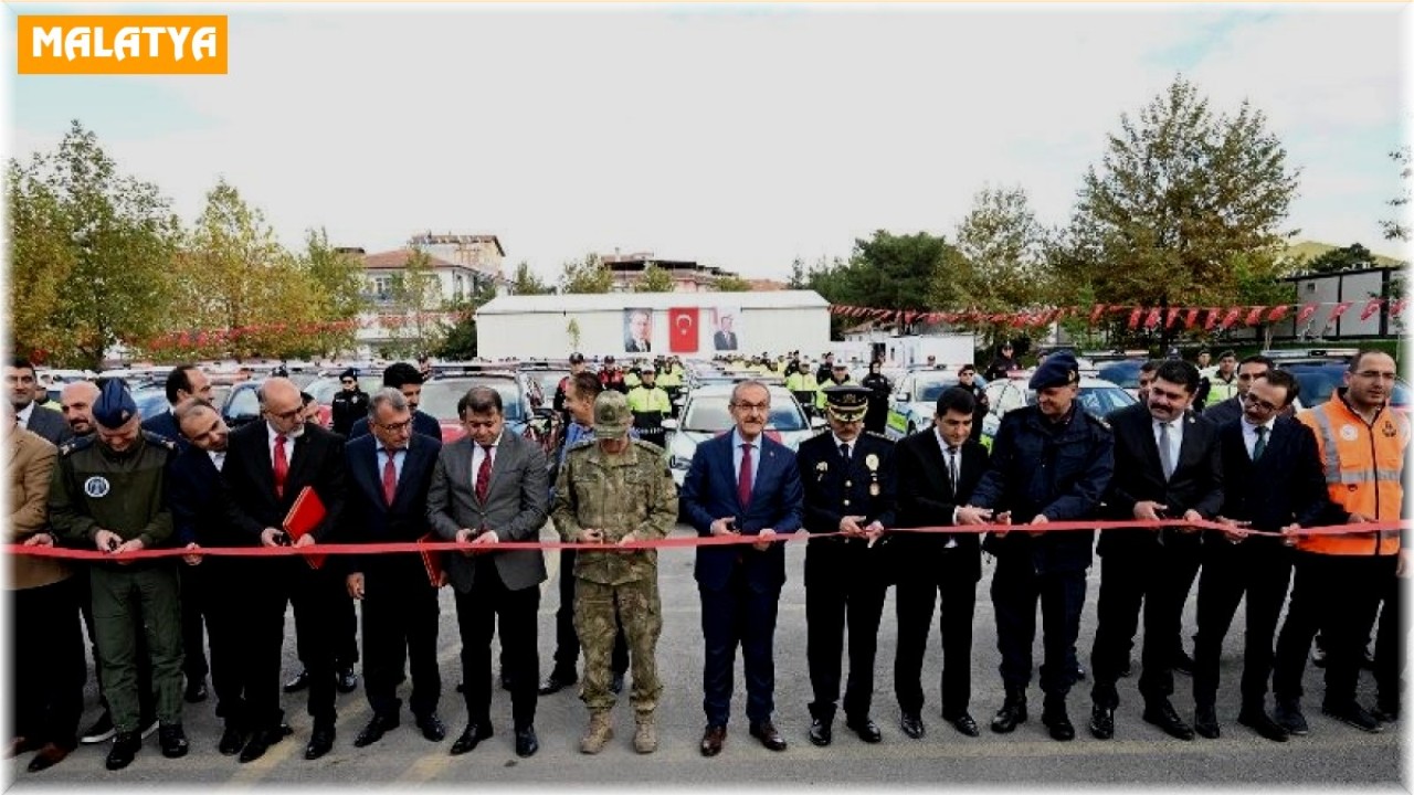 Malatya'da Emniyet ve Jandarmaya araç takviyesi