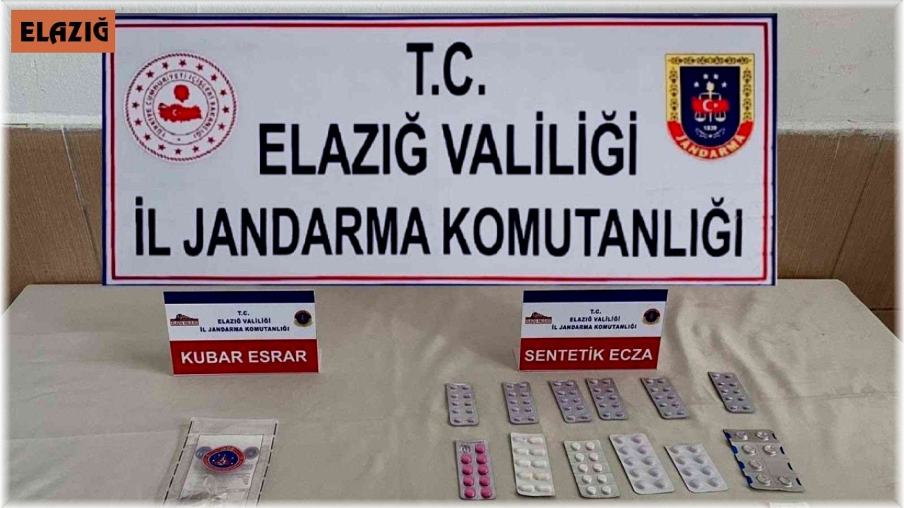 Elazığ'da 149 adet kırmızı reçeteli ilaç ele geçirildi