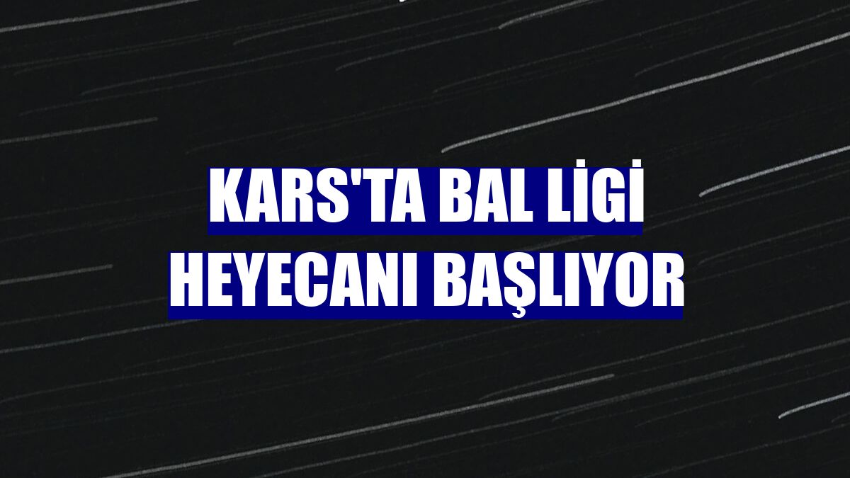 Kars'ta BAL Ligi heyecanı başlıyor