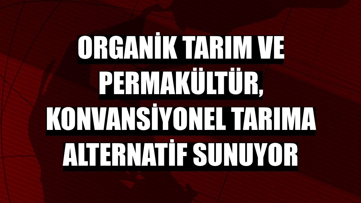 Organik tarım ve permakültür, konvansiyonel tarıma alternatif sunuyor