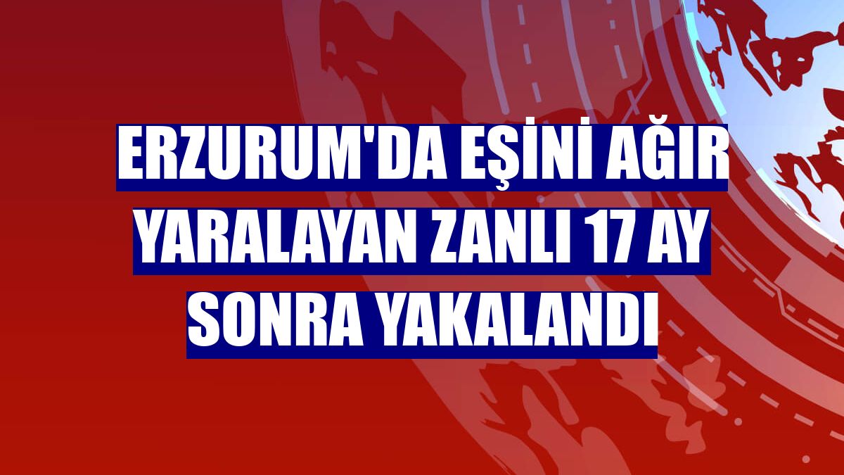 Erzurum'da eşini ağır yaralayan zanlı 17 ay sonra yakalandı