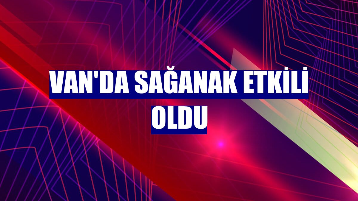 Van'da sağanak etkili oldu