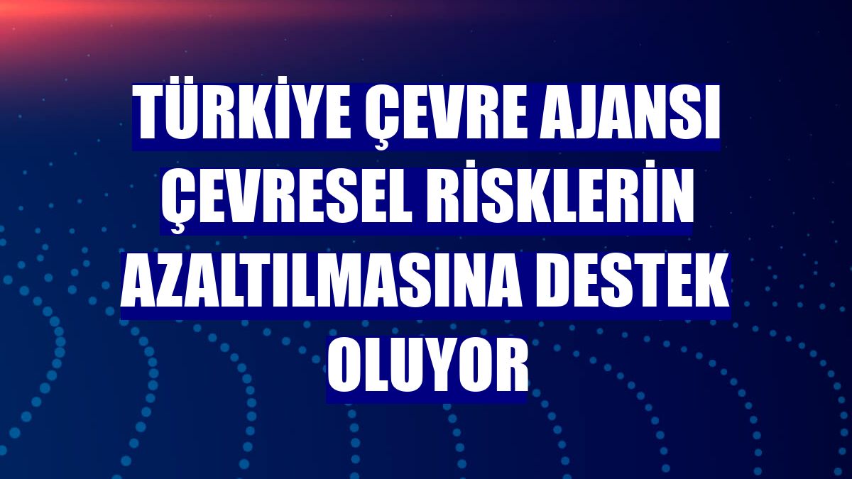 Türkiye Çevre Ajansı çevresel risklerin azaltılmasına destek oluyor