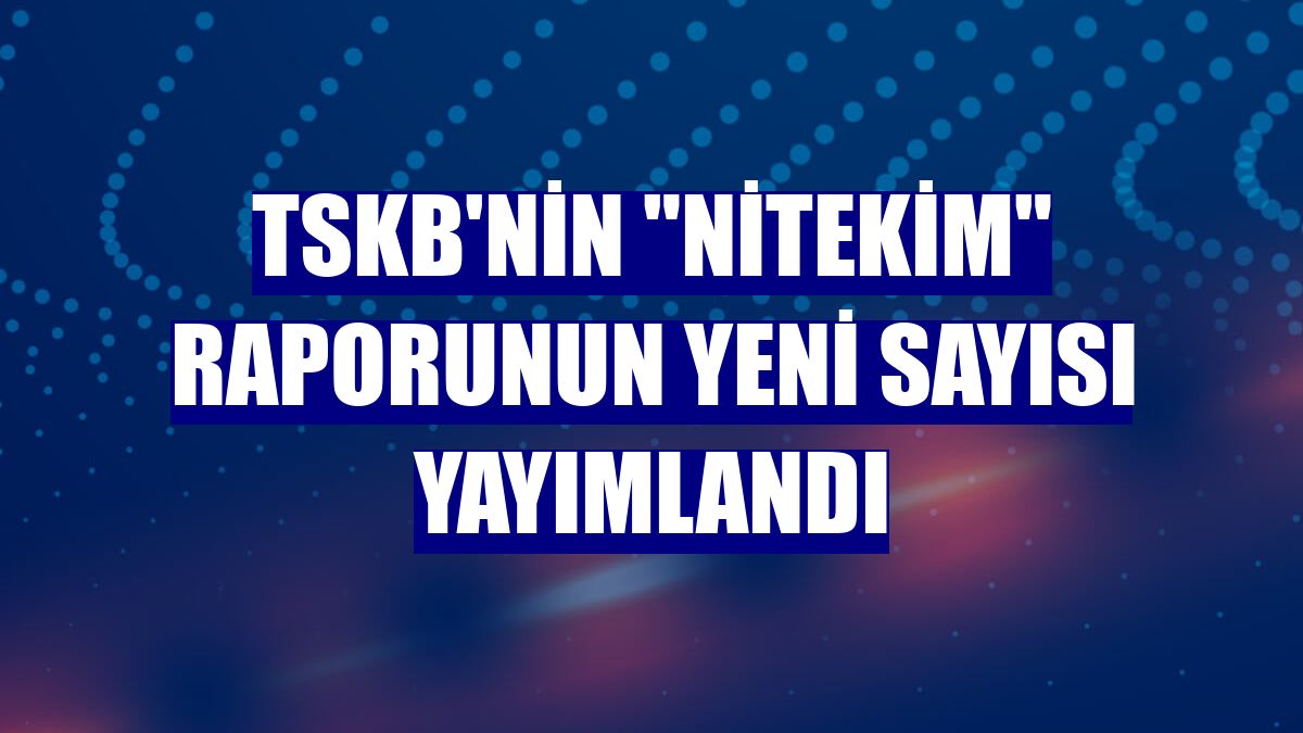 TSKB'nin 'Nitekim' raporunun yeni sayısı yayımlandı