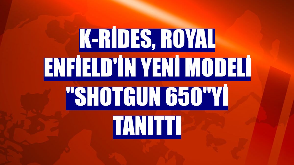 K-Rides, Royal Enfield'in yeni modeli "Shotgun 650"yi tanıttı