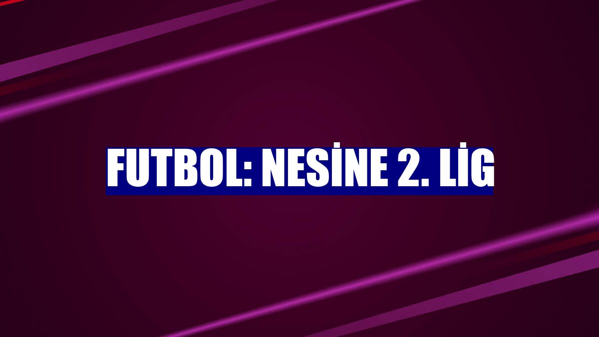 Futbol: Nesine 2. Lig