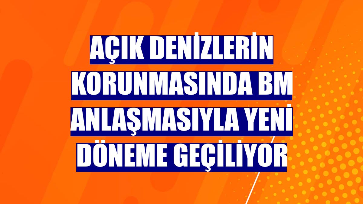 Açık denizlerin korunmasında BM anlaşmasıyla yeni döneme geçiliyor