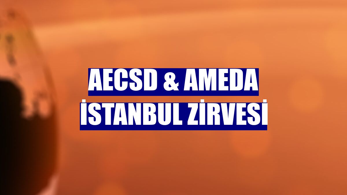 AECSD & AMEDA İstanbul Zirvesi