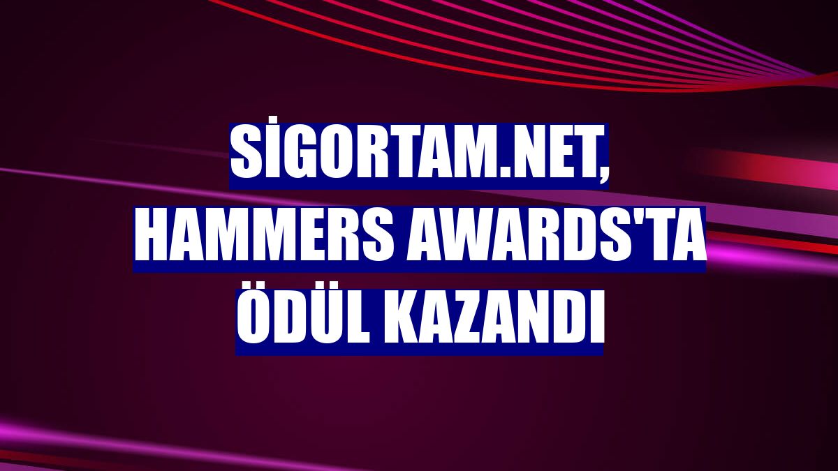 Sigortam.net, Hammers Awards'ta ödül kazandı