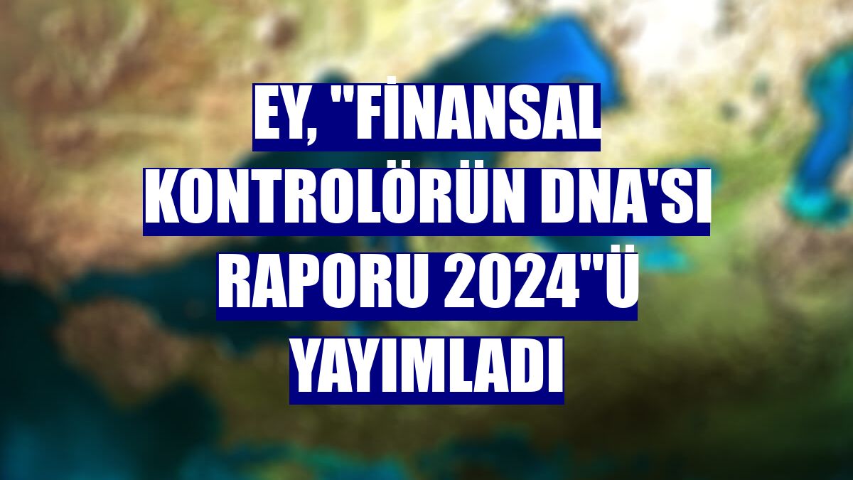 EY, "Finansal Kontrolörün DNA'sı Raporu 2024"ü yayımladı