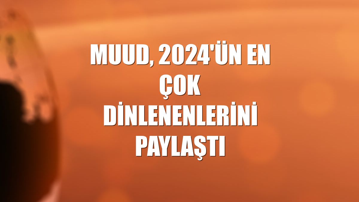 Muud, 2024'ün en çok dinlenenlerini paylaştı