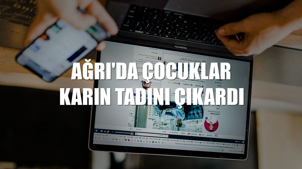 Ağrı'da çocuklar karın tadını çıkardı