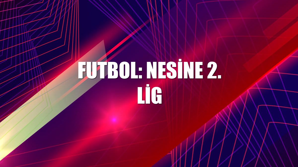 Futbol: Nesine 2. Lig