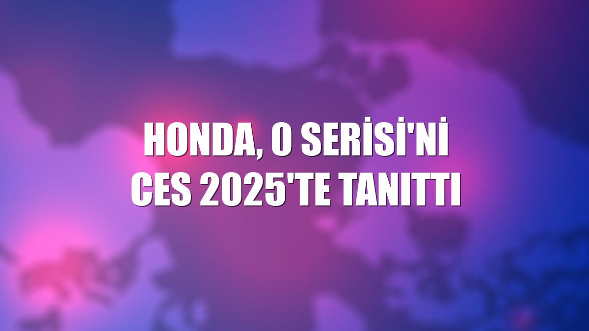 Honda, 0 Serisi'ni CES 2025'te tanıttı