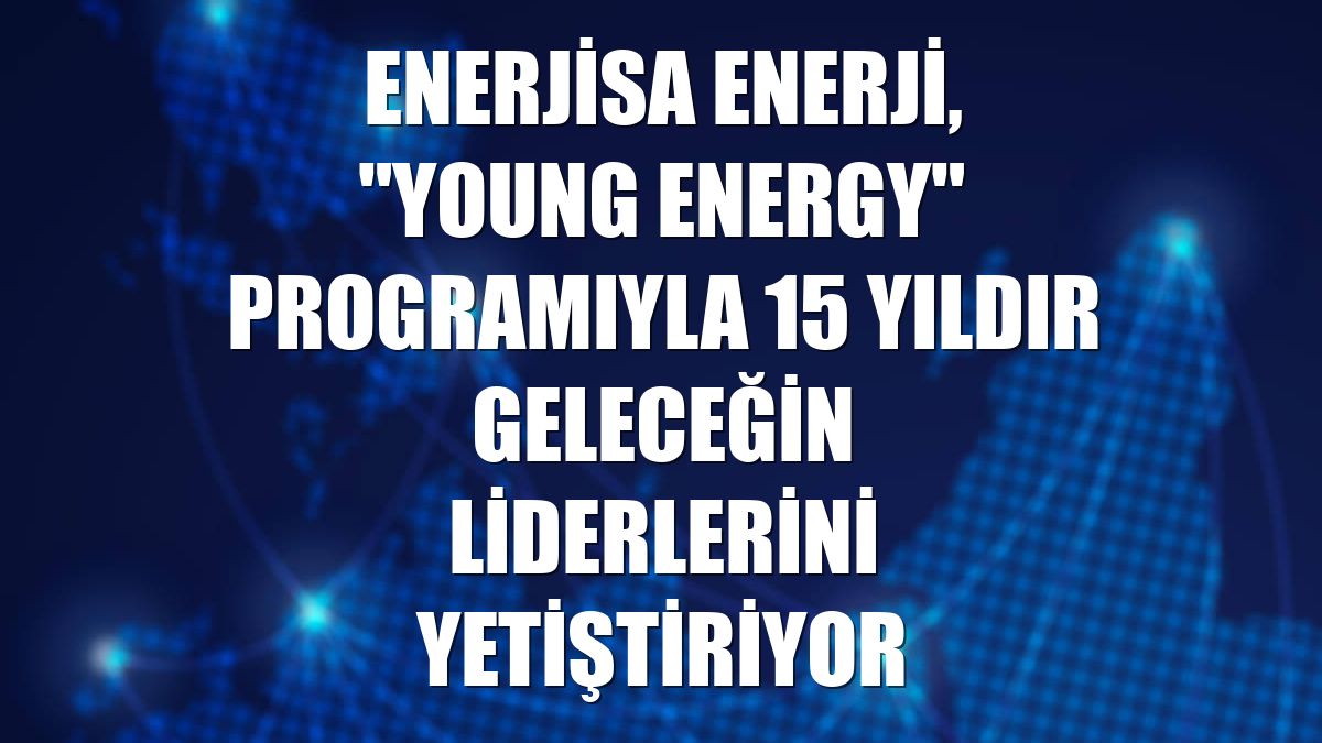 Enerjisa Enerji, "Young Energy" programıyla 15 yıldır geleceğin liderlerini yetiştiriyor