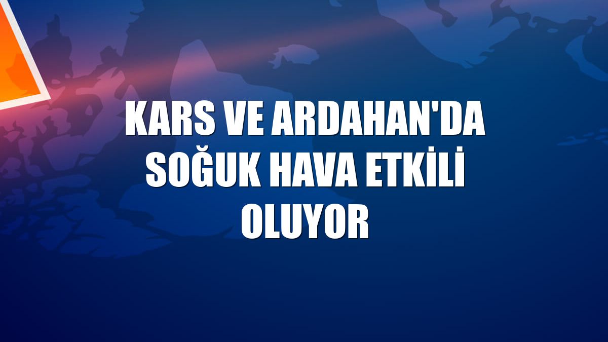 Kars ve Ardahan'da soğuk hava etkili oluyor