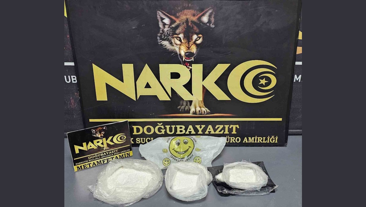 Ağrı'da tırda 1 kilo 728 gram metamfetamin ele geçirildi