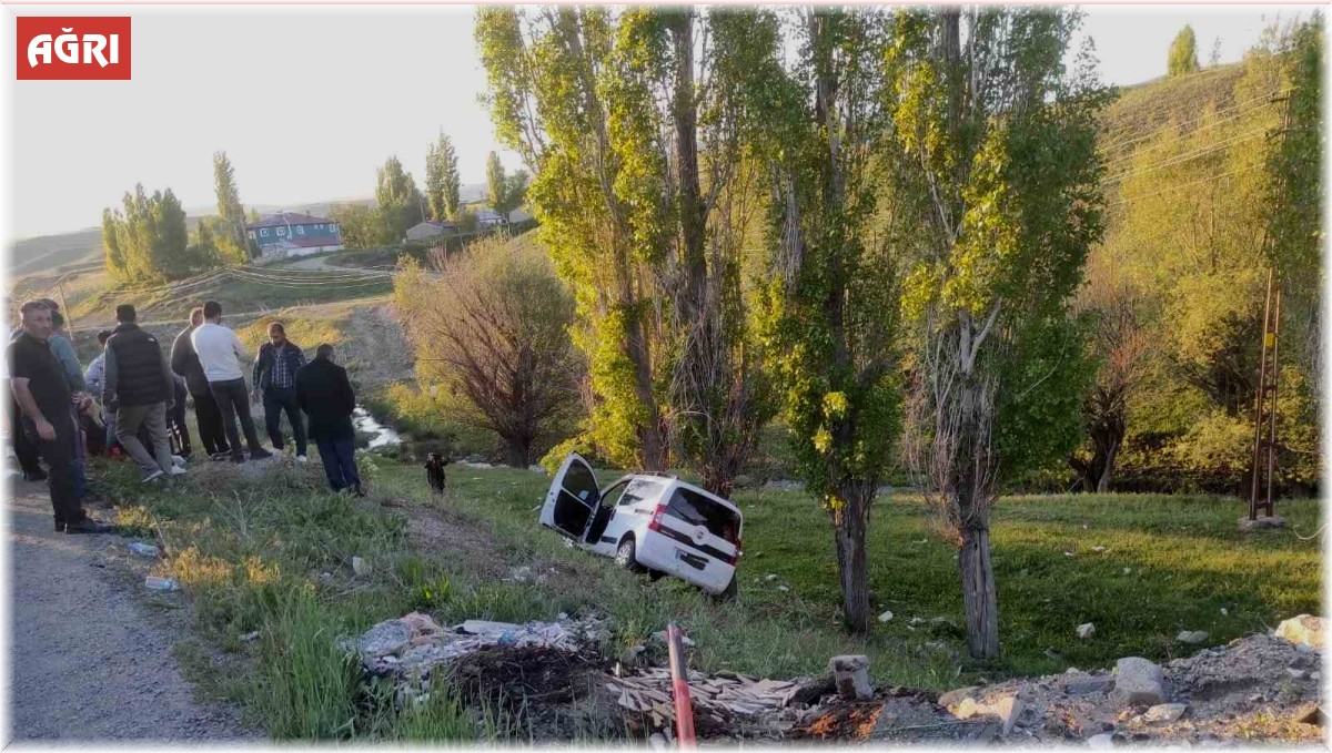 Ağrı'da yola çıkan inek kazaya neden oldu: 6 yaralı