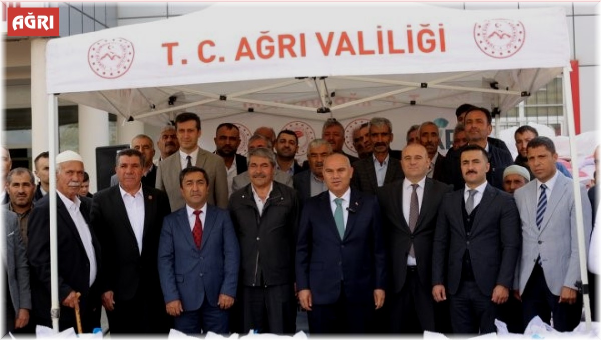 Ağrı'da yüzde 70 hibe ile 300 ton sertifikalı buğday tohumu dağıtıldı