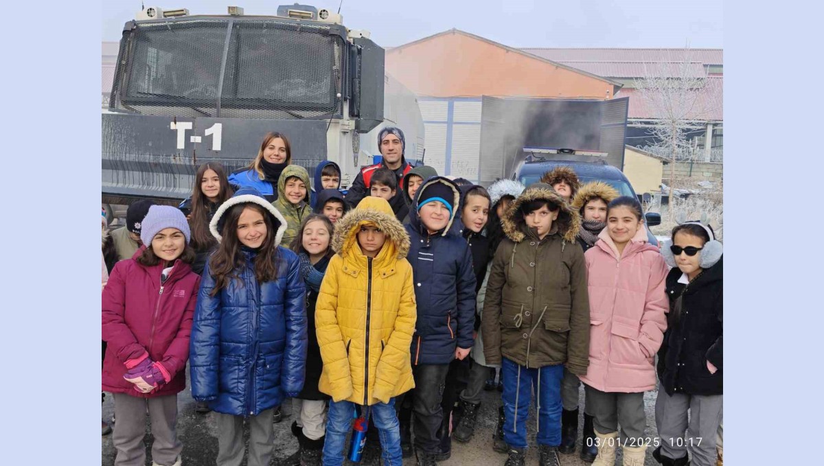 Ağrı İl Emniyet Müdürlüğü'nden öğrencilere güvenlik eğitimi