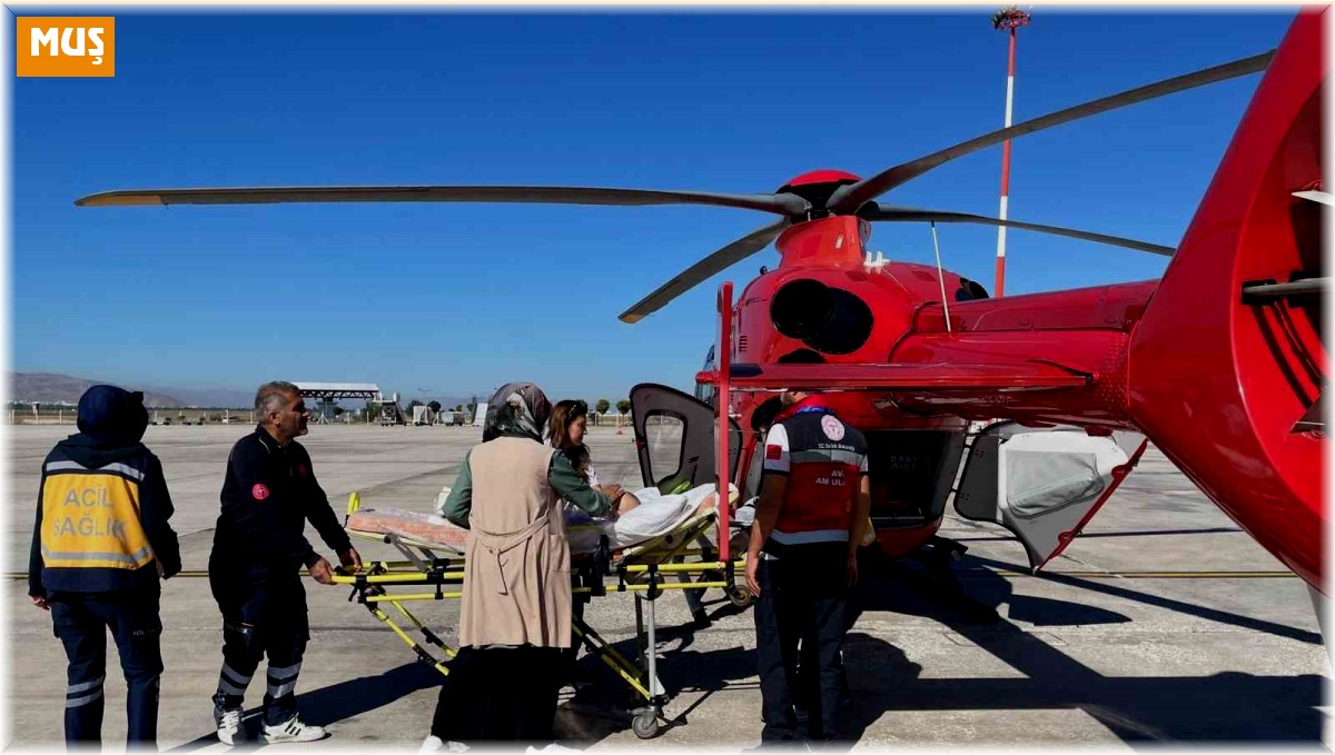 Ambulans helikopter Damla bebek için havalandı