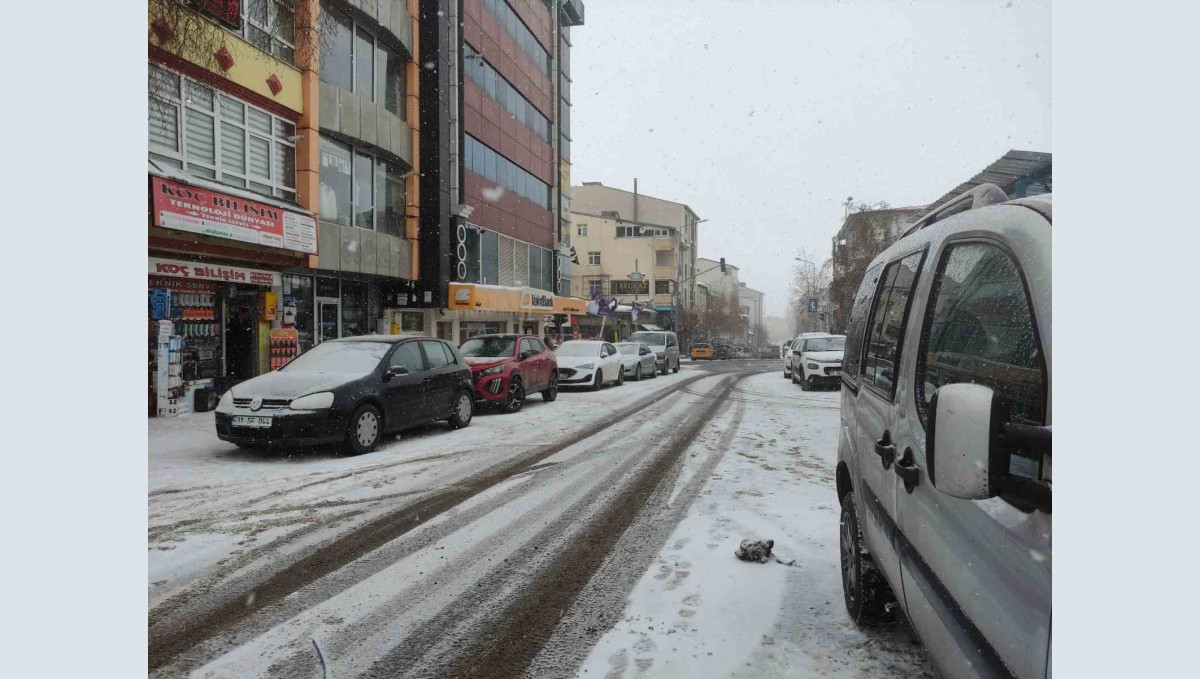 Ardahan'da kar yağışı etkili oluyor