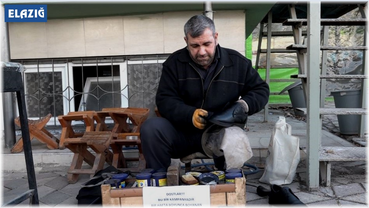 Ayakkabı boyacısından anlamlı bağış: Bir haftalık gelirini depremzedeler için bağışladı