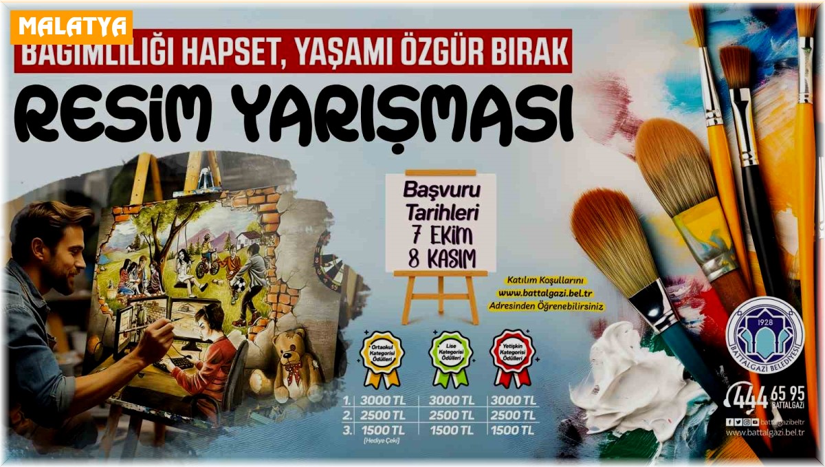 'Bağımlılığı hapset, yaşamı özgür bırak' resim yarışması başvuruları başladı