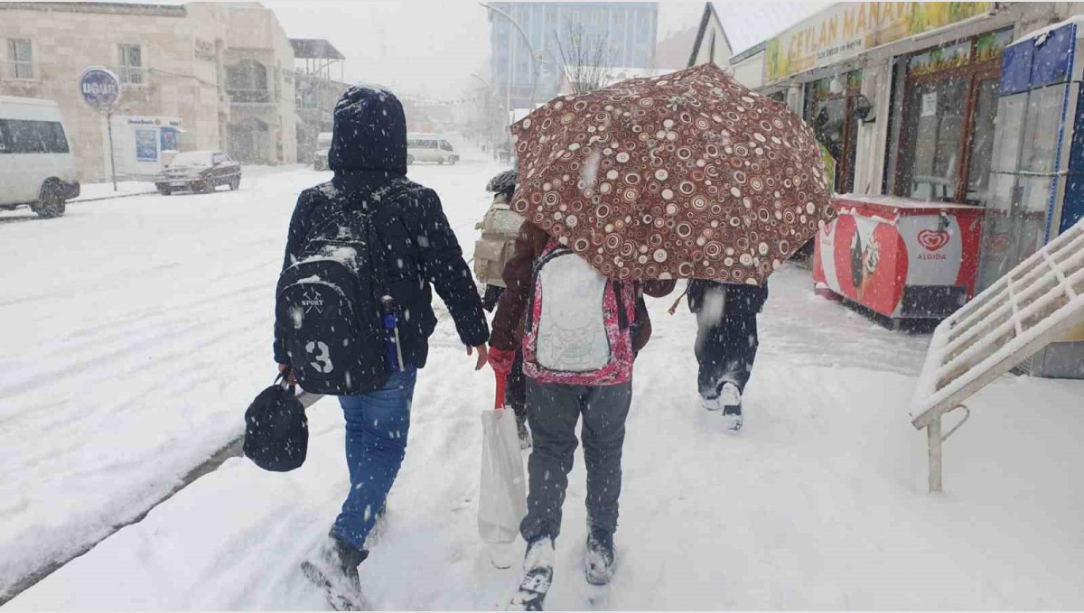 Başkale'de kar aniden bastırdı, sürücüler zor anlar yaşadı