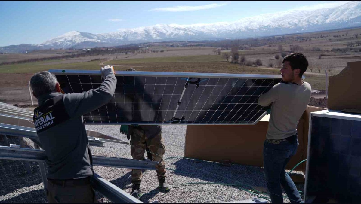 Battalgazi'de güneş enerjisi santrali faaliyete geçiyor