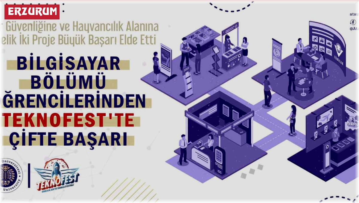 Bilgisayar mühendisliği bölümü öğrencilerinden çifte başarı