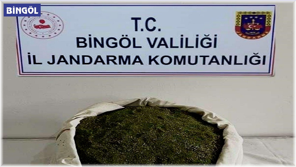 Bingöl'de 21 kilo toz esrar ele geçirildi