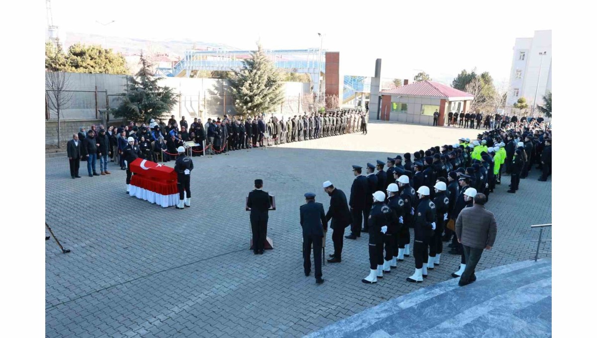 Bingöl'de kalp krizi geçiren polis memuru memleketine uğurlandı