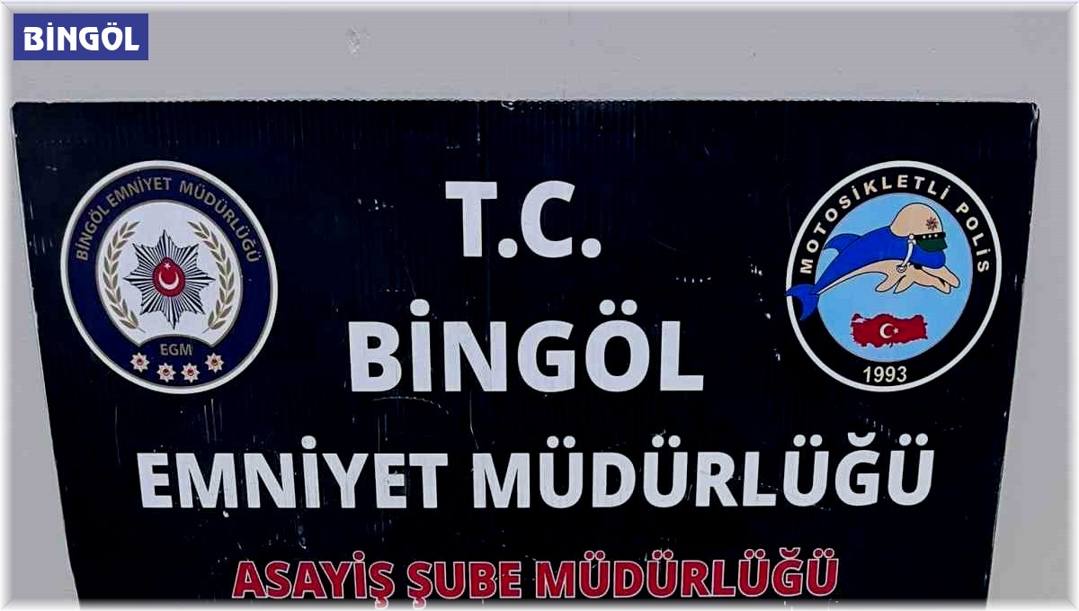 Bingöl'de ruhsatsız tabanca ele geçirildi