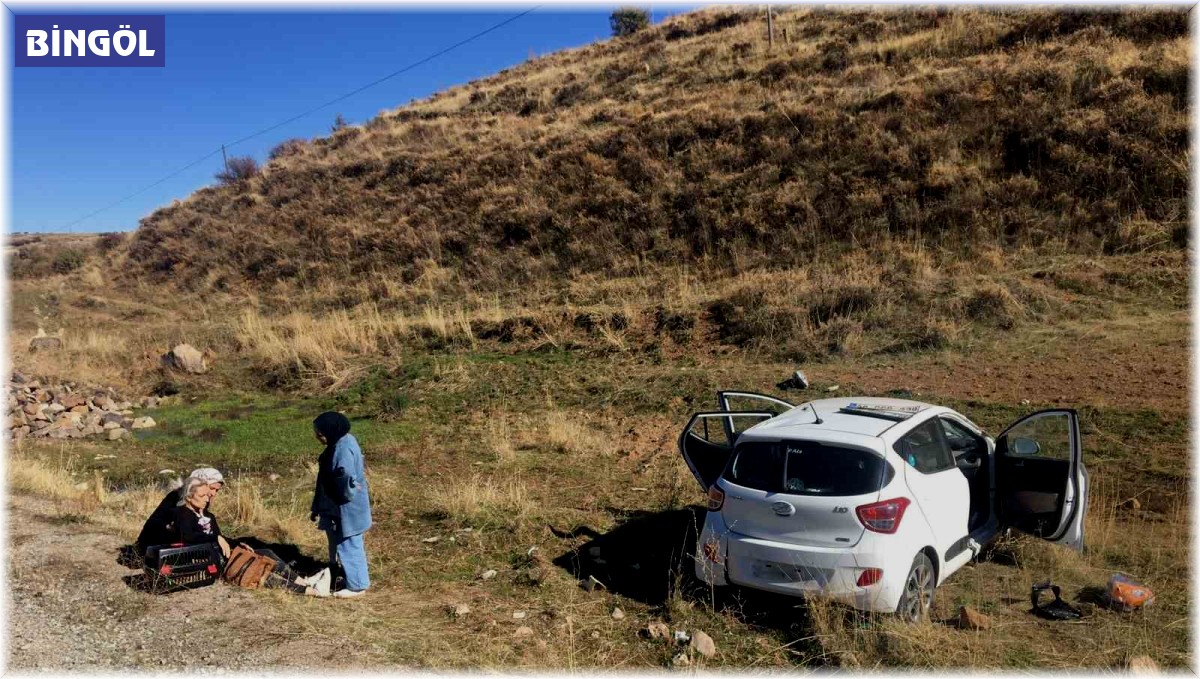 Bingöl'de trafik kazası: 2 yaralı