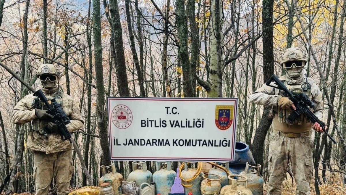 Bitlis'te çok sayıda yaşam malzemesi ele geçirildi