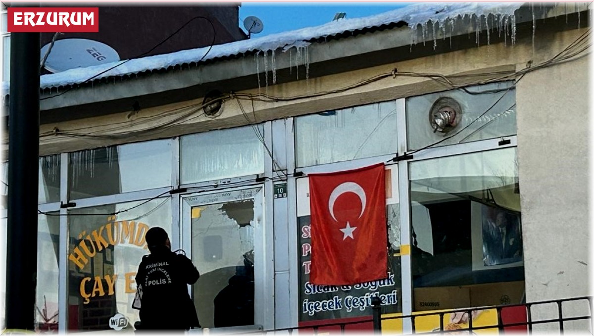 Çayevine pompalı tüfekle ateş açıp kaçtılar