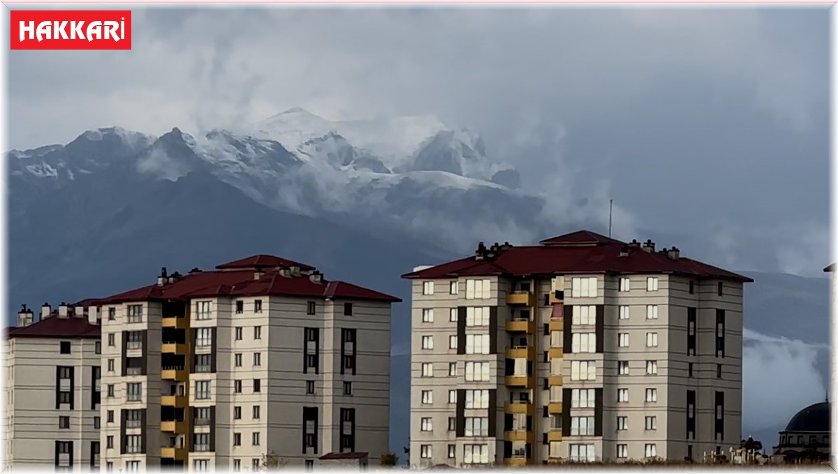 Cilo Dağı yeniden beyaza büründü