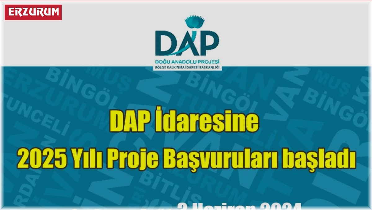 DAP 2025 yılı proje teklif çağrısına çıktı