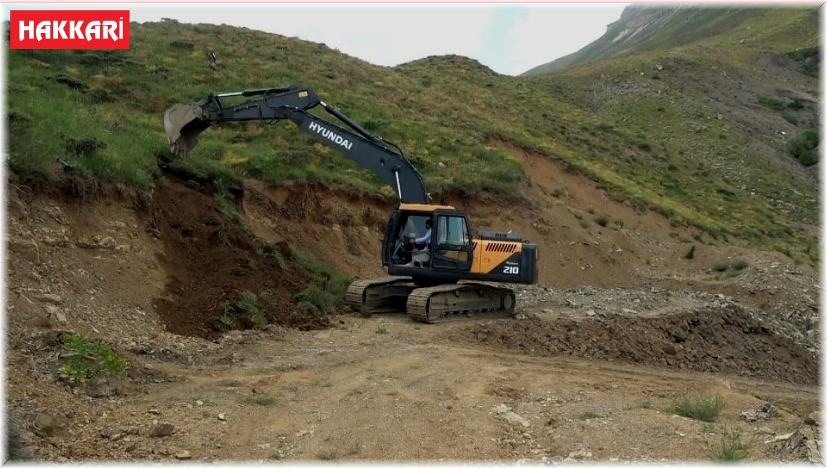 Derecik ilçesinde su ve yol çalışmaları başladı